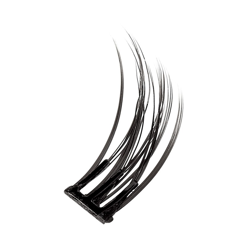 Ollio Voluminous S Glue Free Partial False Eyelashes, 3 Bundles,