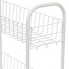 Household Essentials 05121 Slim Line 3-Tier Metal Storage Cart |