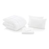 MALOUF Bag Complete Bedding Set-Full-White