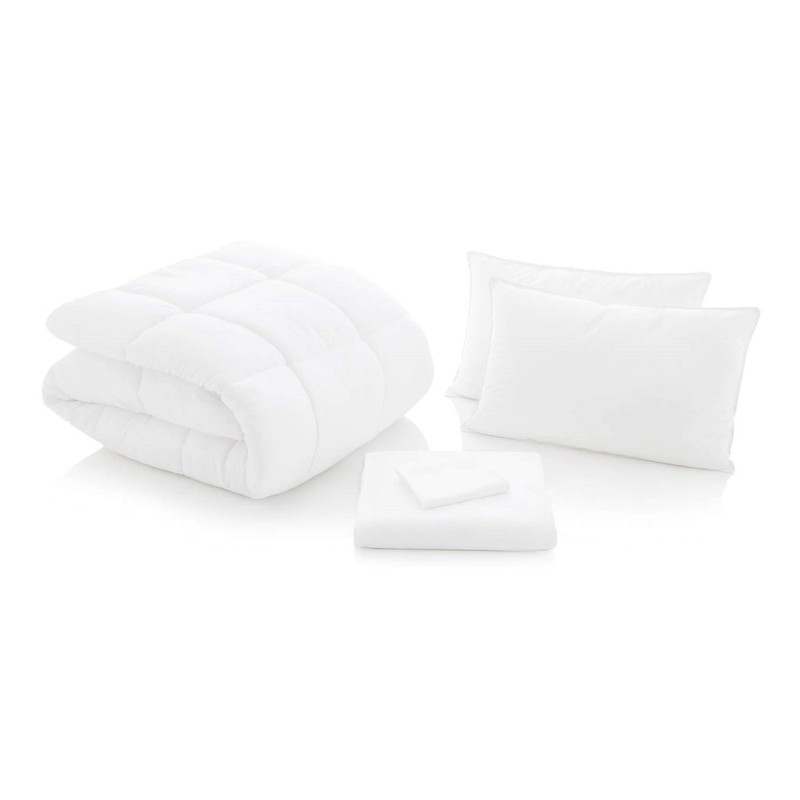 MALOUF Bag Complete Bedding Set-Full-White