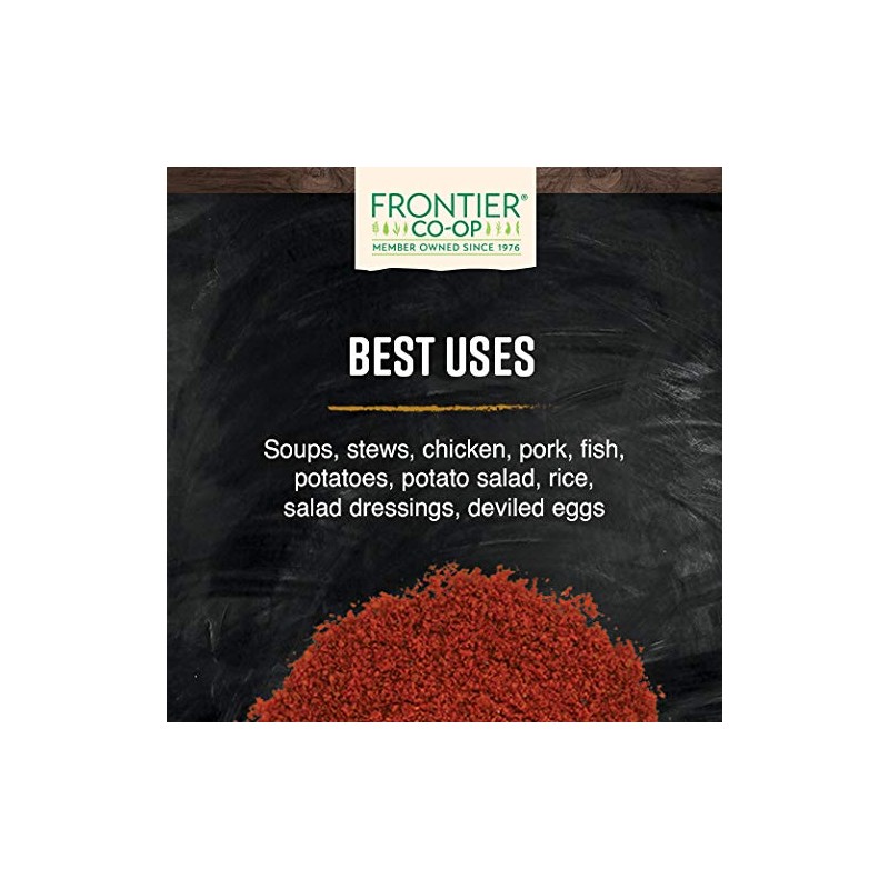 Frontier Co-op Organic Ground Smoked Paprika 1lb | Pack of
