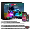 Nilight 6PCS Golf Cart Underbody Light Kit with Canopy Lights