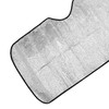 uxcell Silver Tone 135cm x 70cm Front Rear Double Windshield