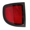 Red Rear Bumper Reflector Panel, Tail Side Reflector, Compatible with