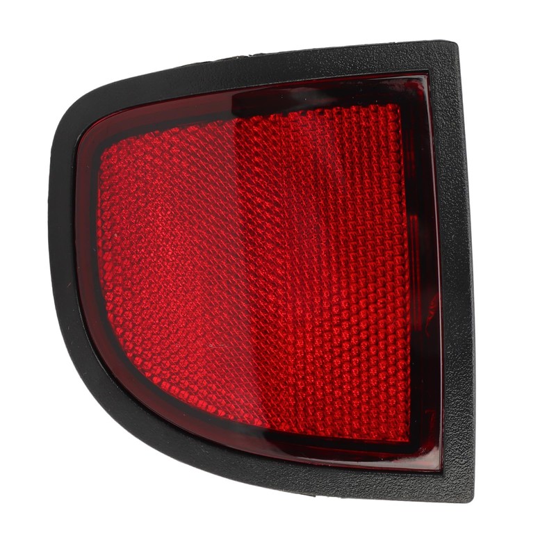 Red Rear Bumper Reflector Panel, Tail Side Reflector, Compatible with