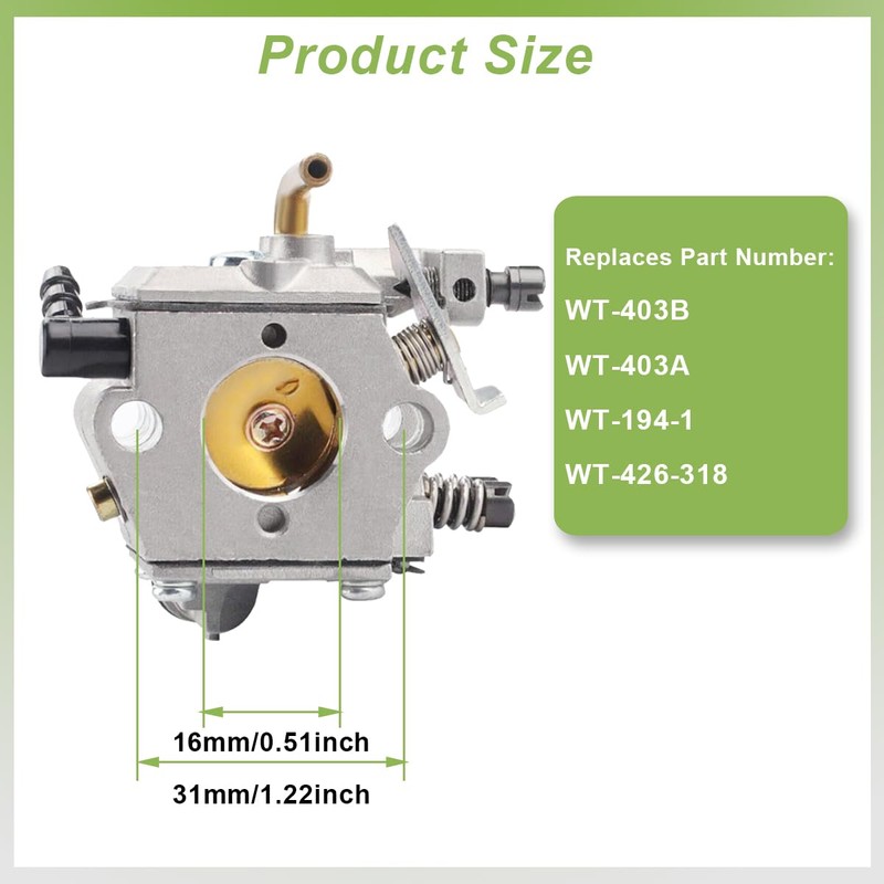 ZAMDOE Carburetor for stihl 024 026 PRO MS260 MS240 MS260