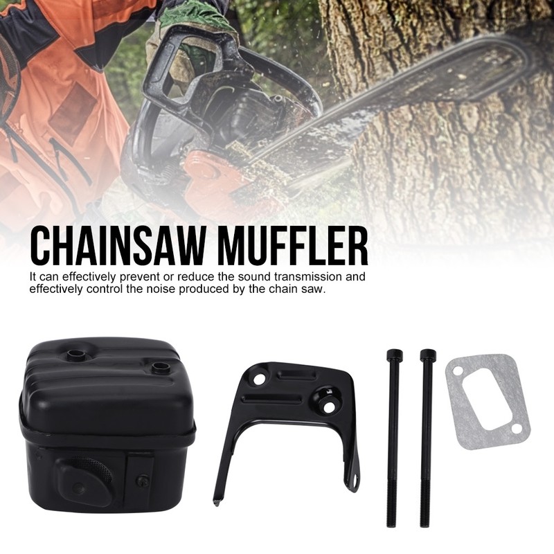 Electric Chainsaw Muffler Kit Chainsaw Parts Accessories Fit for Husqvarna