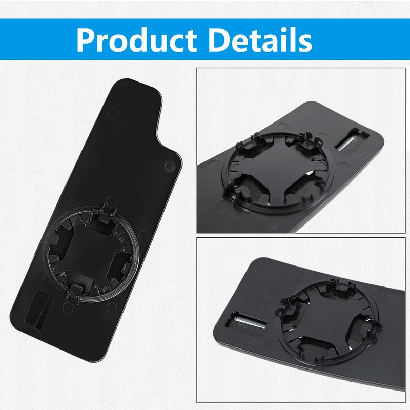 Passenger Lower Side Mirror Glass Compatible with 2020-2025 Chevy Silverado