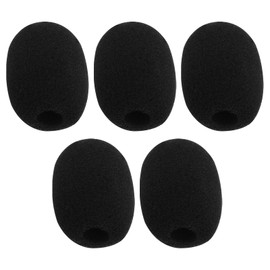 ECSiNG 5pcs Gaming Headset Microphone Pop Filter Foam Cover 28x40mmx10mm Compatible with Astro A10 A20 A30 A40 A50