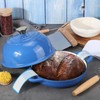 Reallnaive 8 Pcs Enameled Bread Dutch Oven with Lid for