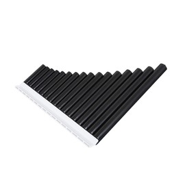 BESPORTBLE 1 Set Professional Pan Flute Musical Instrument C Key for Beginners Durable Black Resin Design Easy to Play for Music Education and Cognitive Development