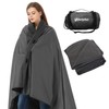 sheelokhwui 4-in-1 Large Camping Blankets - Waterproof, Windproof Fleece Outdoor