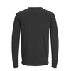 JACK & JONES Male Plus Size Pullover Basic, Dark grey