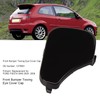 KIMISS 1375861 Front Bumper Tow Eye Cover Cap Black Tow