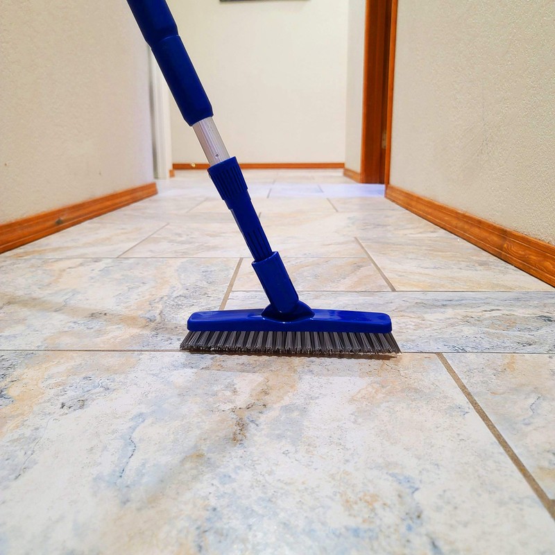 Bring It On Floor Scrub Brush and Grout Cleaner –