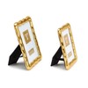 Two's Company Golden Ore Set Of 2 Photo Frame in