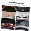 iplusmile 4pcs Reflective Car Stickers Auto Decor Decals for Vehicle