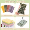 4Pc Silicone Ice Cube Tray with Lid, YUX-DTDSU Ice Cube