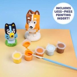 Horizon Group Usa Bluey Pinta Tus Propias Figuras Figuras De Bingo De Cerámica