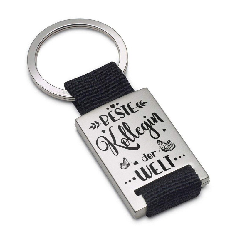Lieblingsmensch Keyring Model: Beste Kollegin der Welt, Textile, Keyring