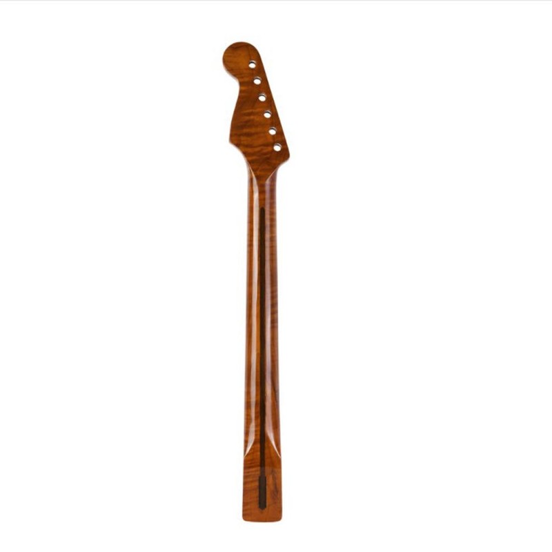 21 Frte Tiger Flame Maple Guitar Neck Replacement Parts for