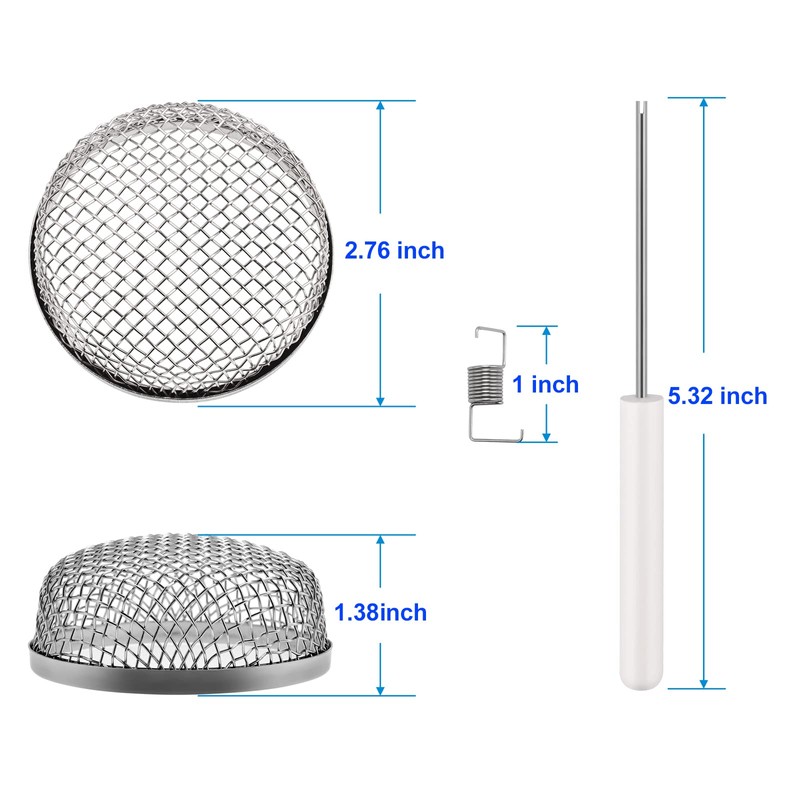 RV Flying Insect Screen, 2 Pack Furnace Vent Cover,Heater Vent