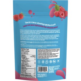 Organika Electrolytes Powder- Wild Raspberry Sachets- On the Go Sugar-Free Hydration and Electrolyte Replenishment with Prebiotics and Vitamin C-3.5g x 20ct