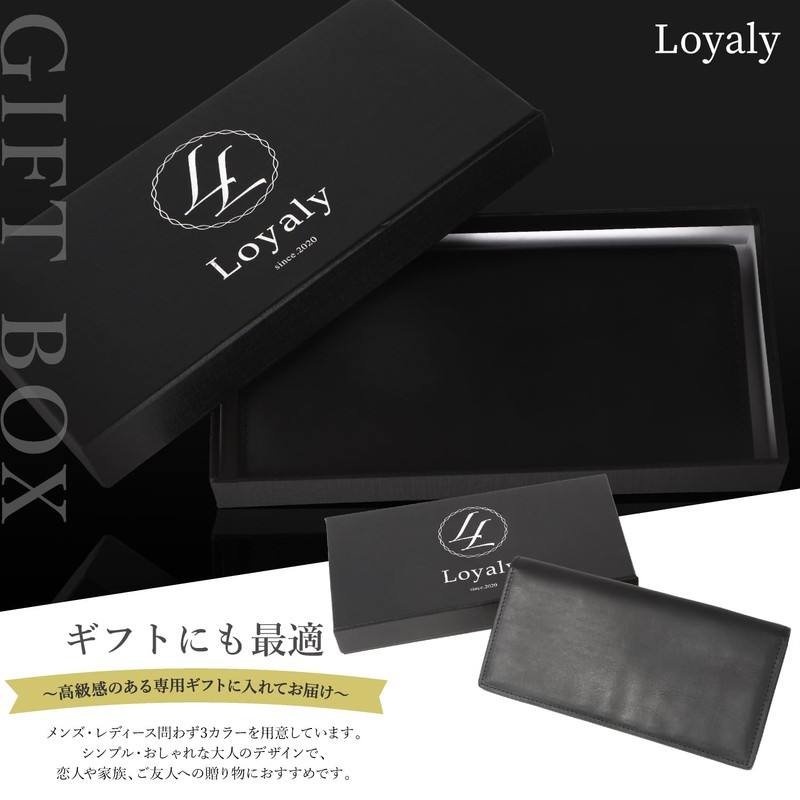 Loyaly Men's Long Wallet, Coin Purse, Thin, Made by Top