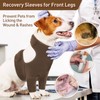 IDOMIK Dog Recovery Sleeve for Front Legs,Adjustable Dog Leg Sleeves