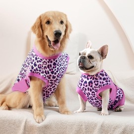 Knafe Recovery Suit for Dogs After Surgery – Breathable Dog Onesie Cone Alternative, Anti-Licking Surgical Suit for Spay Neuter Wounds, Comfortable E-Collar Replacement for Male & Female Dogs