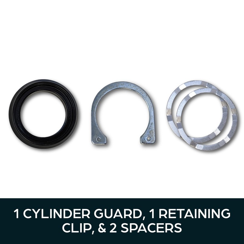SUMMIT DOORWARE Storefront Door Cylinder Guard | Storefront Lock Guard