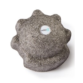 Relexa Quadrupel – Ideal for Massage for Back Pain and as a Supplement to Fitness Training – Comfortable Material & Recyclable – Grey