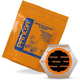 Parches Redondos "KN" para Cámara de Aire Hule Natural Flexible para Vulcanización en Frío Para Bicicletas, Motos y Autos Alta Adhesión