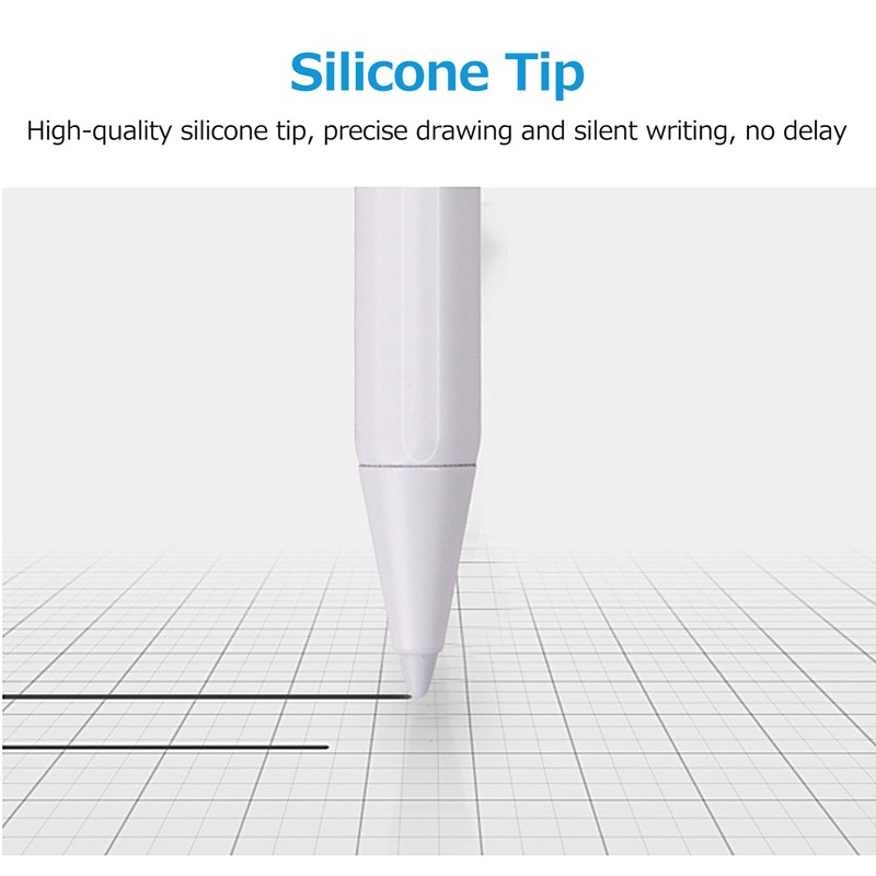 Active Capacitive Pen Stylus Pen Silicone Tip Palm Rejection Sensitive