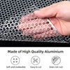 AggAuto Universal 40"x13" Car Grill Mesh - Aluminum Alloy Automotive