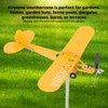 Metal Piper J3 Cub Airplane Weathervane Sturdy and Durable Weathervane