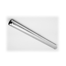 Autobahn88 Alloy Pipe, Glossy Polished, Mandrel Bend Elbow, Straight, OD=1.5" (38mm), L=12" (300mm), for Direct Replacement of Engine Bay Pipes