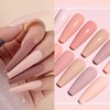 Fannyc 8 Nude Colors Gel Nail Polish Set Kit with