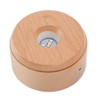 Wooden LED Display Base Rotatable Multi Mode Wood Light Display