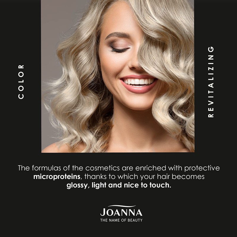 Joanna Professional Revitalisation Tint Shampoo in Silver Grey for Hair