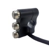 Rayana 7/8" Motorcycle Handlebar 3 Button ON-Off Switch for Horn