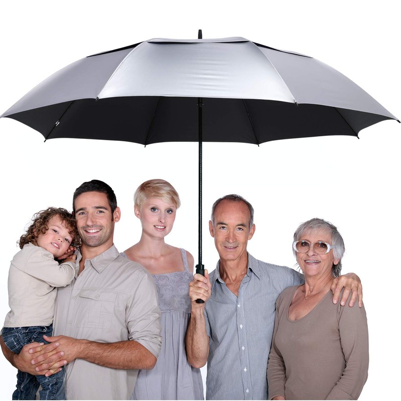 G4Free 72 Inch Huge Golf Umbrella UV Protection Auto Open