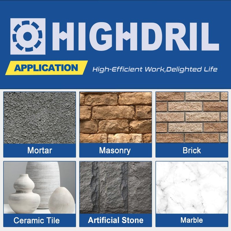 HIGHDRIL Diamond Mortar Raking Bit - 8 mm x 25
