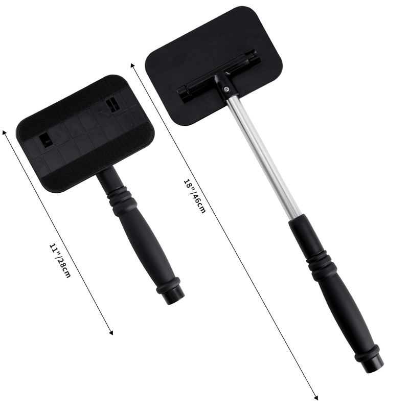 Polyte Pivoting Windshield Glass Cleaning Tool Extendable Aluminum Handle w/3
