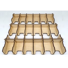 docsmagic.de Card Holder - 18-Compartment 1500+ Mini Cards - Card Holder