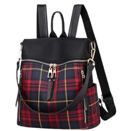 ORIJIRI Women's Backpack, Large Capacity, Small, Adult, 3-Way Waterproof, Lightweight, Bag, Popular, Lightweight, For Work or School, Travel, Outdoor Activities, red