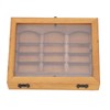 Miniature Wooden Bookshelf Anxiety Relief Multi Books Display Case Cabinet
