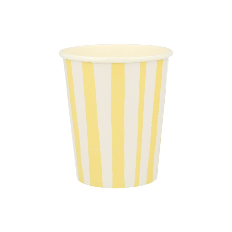 Meri Meri Mixed Stripe Cups (Pack of 8)