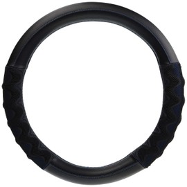 Bonform 6726-01B Steering Wheel Cover Grip Mesh Light/Regular Car Steering Cover S: 14.4 - 14.9 inches (36.5 - 37.9 cm), Blue