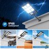 Solar Lights Outdoor,IP66 Waterproof Solar Street Lights Outdoor,6500K LED Dusk